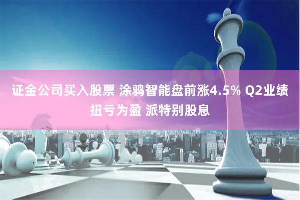 证金公司买入股票 涂鸦智能盘前涨4.5% Q2业绩扭亏为盈 派特别股息